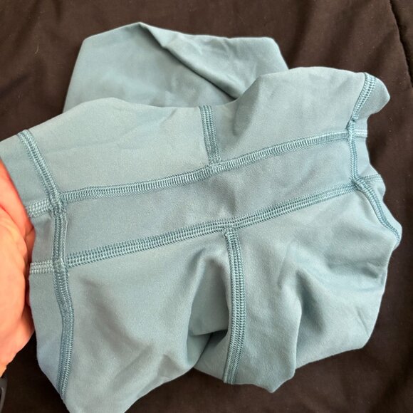 Like New Lululemon align biker short - Size 6, Blue - Picture 6 of 6